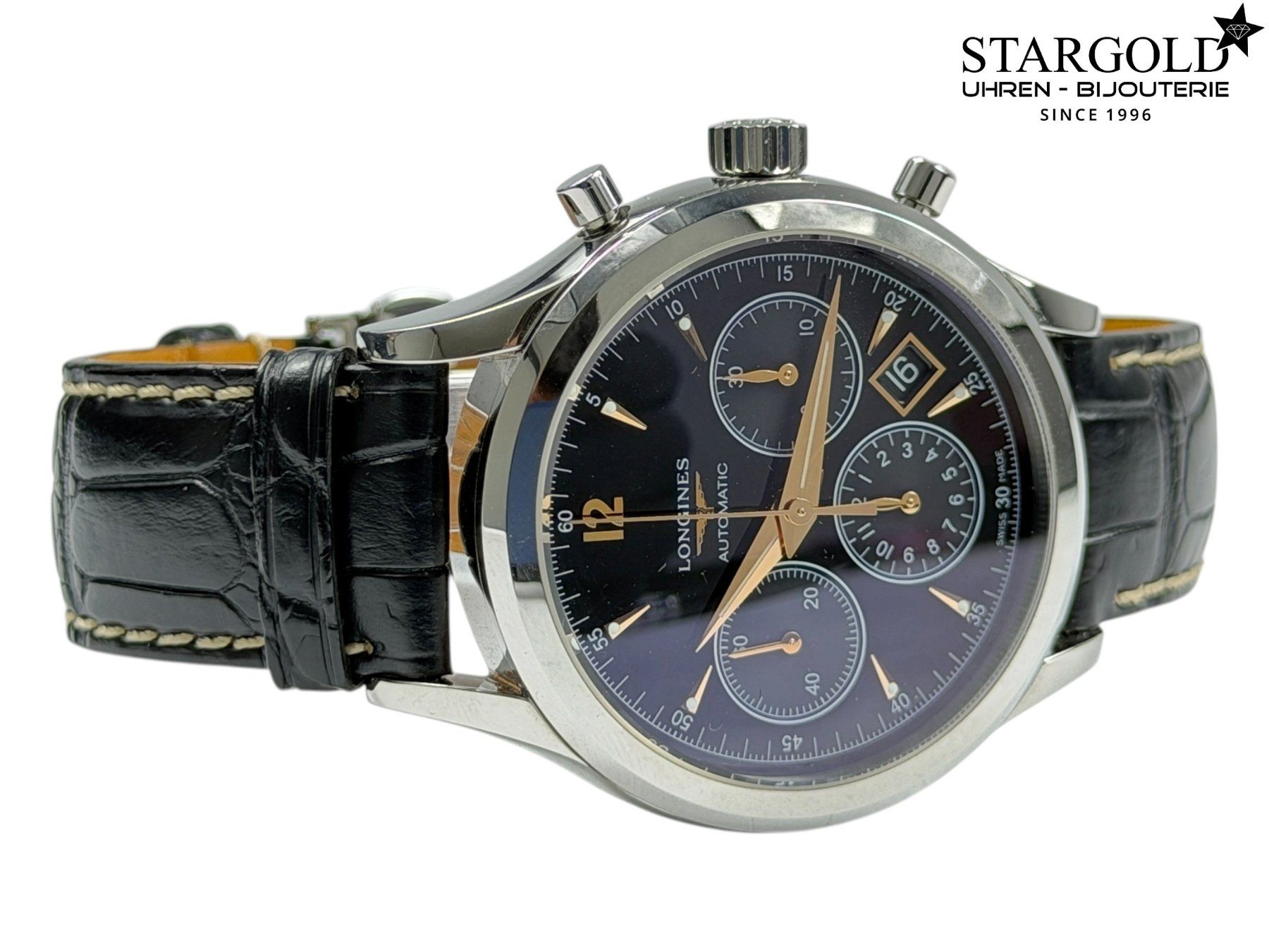 Longines Orologi: Longines Column-Wheel Chronograph - L2.750.4.56.0 – Usato da Zürich venduto da Stargold-Uhren 3