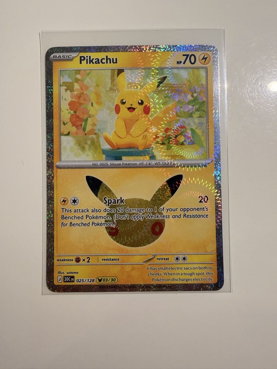 Pokémon Carte collezionabili: Pikachu 03/30 30th EN – Nuovo (secondo la descrizione) da Zürich venduto da Al_23_CH