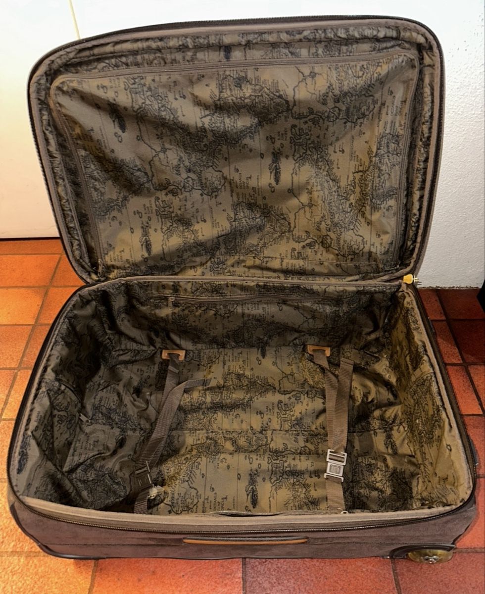 Valigie: Rollkoffer, Koffer, Braun, Leder, elegant – Usato da Zollikon venduto da into-the-west 5