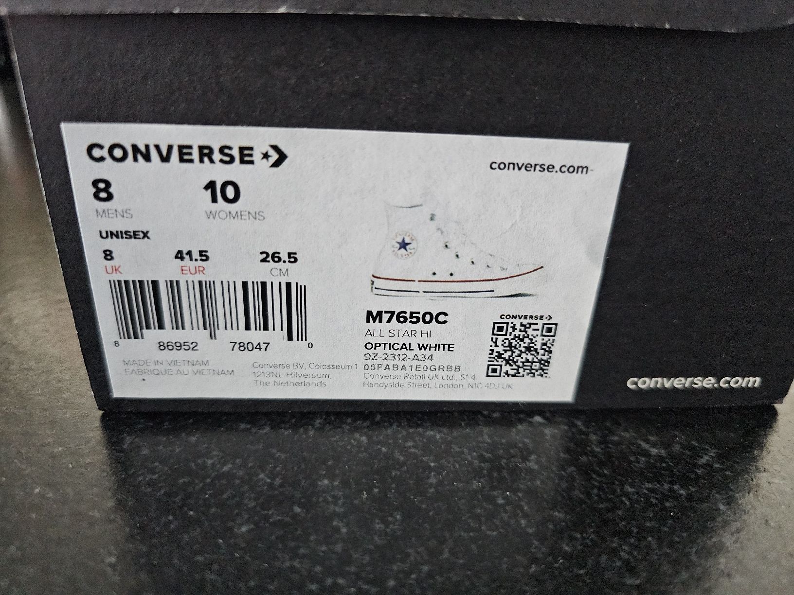 Converse Scarpe da uomo: Neuves Converse All Star taille 41.5 – Nuovo e nell'imballaggio originale da Attalens venduto da mar_rq8k 2