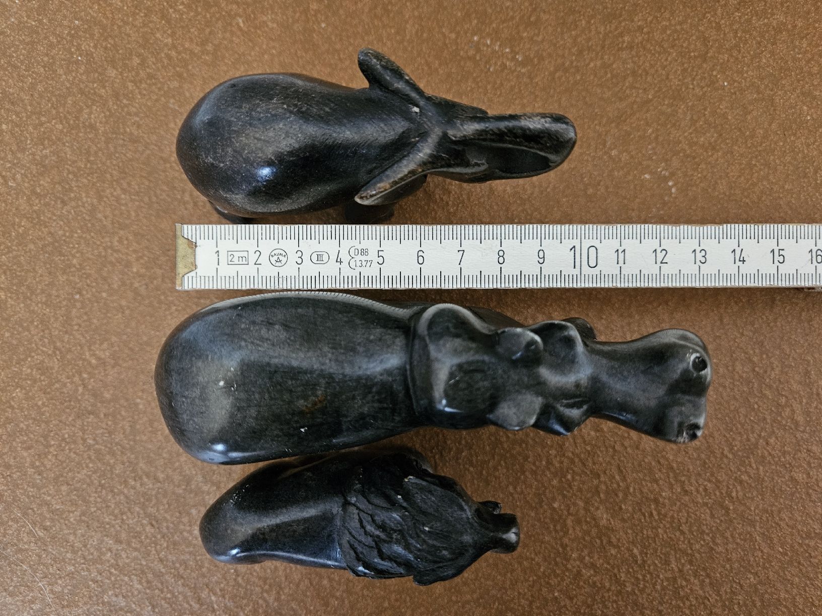 Statuette: 3er Set Tierfiguren aus Stein – Usato da Eschenbach SG venduto da MarThu 5