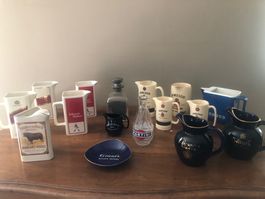 Collection pichets Whisky - Johnny Walker - Jameson - Grant
