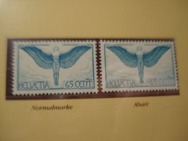 Abart Flugpostmarke 1937 **, grünblau statt graublau