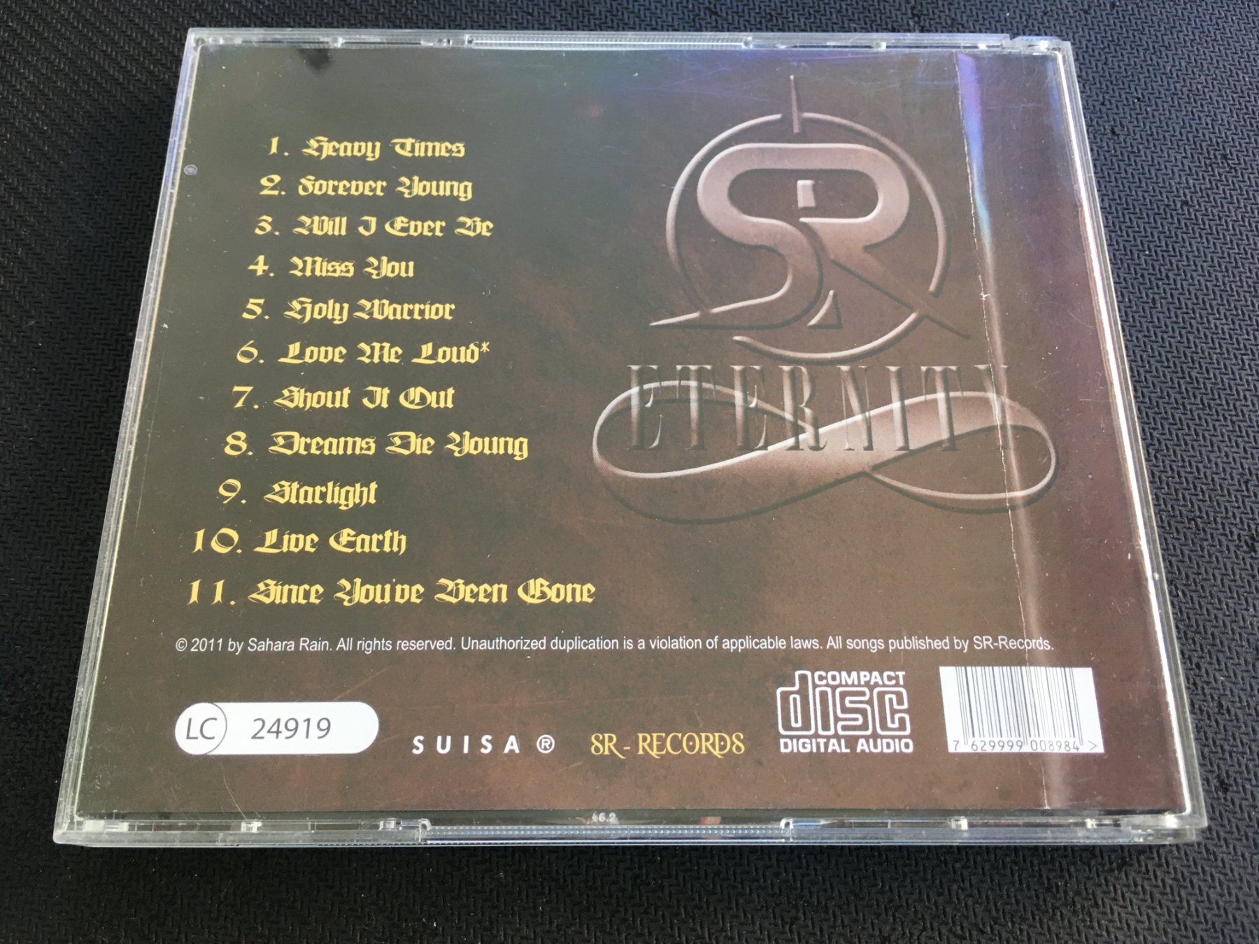 CD: Sahara Rain - Eternity -CD- – Usato da St.Gallen venduto da MedienJoe 2
