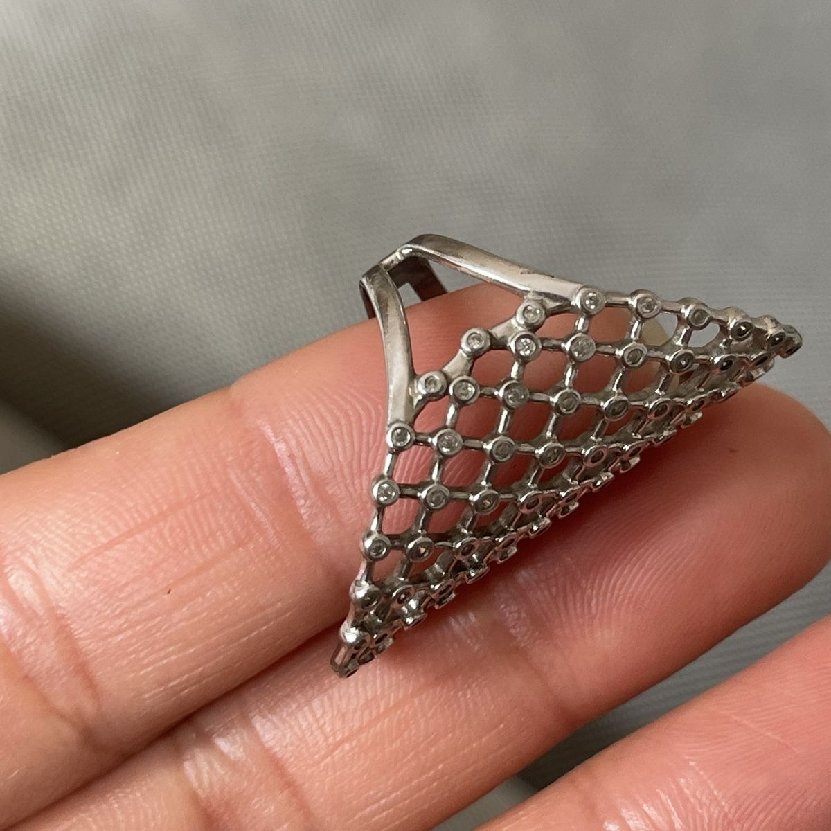 Anelli: 925 Sterling Silber Fischnetz Ring – Usato da Bern venduto da dek_7bjd 5