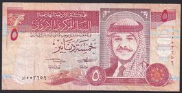 Jordanien 5 Dinars 1995