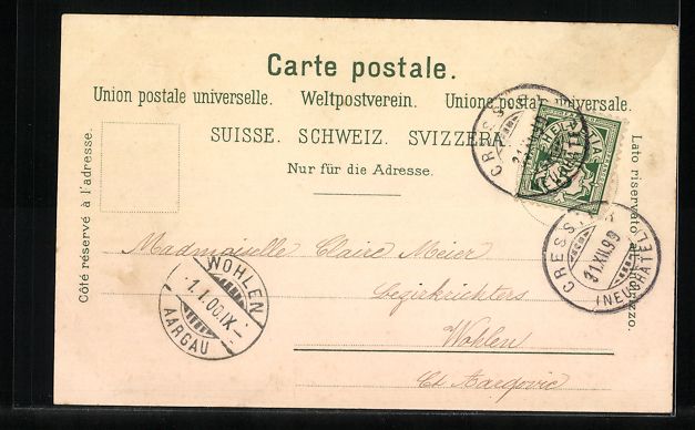 Cartoline postali: Litho Neuchatel, Teilansicht mit Wasser- – Usato da Berlin venduto da bartko-reher 1