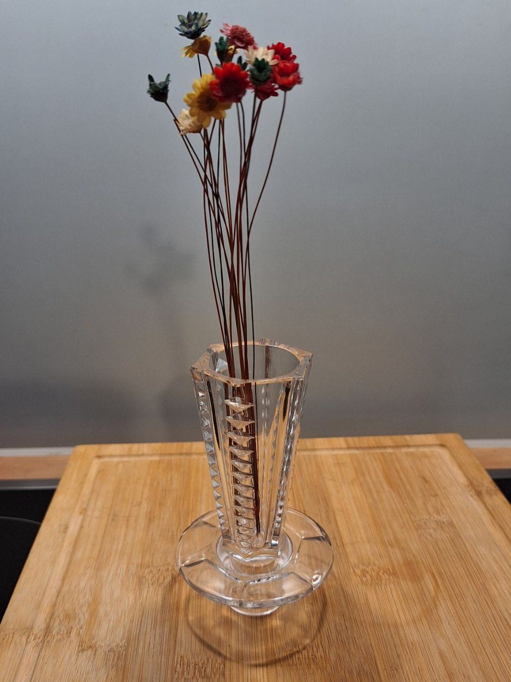 Portacandele: Vintage Kristallglas Kerzenständer oder Vase, geschliffen – Usato da Dornach venduto da majo8689 3