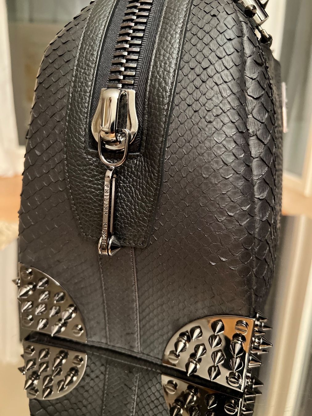 Philipp Plein Taschen für Damen: PHILIPP PLEIN Python Bag in Black! NEU! Storepreis 3800 Euro – Neu (gemäss Beschreibung) aus Richterswil von wahopp 7
