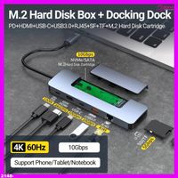 USB-C-Hub 8-in-1-M.2-SSD-Gehäuseunterstützung