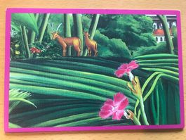 Kunst-Postkarte Naturschutz-Tram Zürich 2000-2002