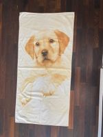 Badetuch für Kinder mit Hundemotiv - 100% Baumwolle