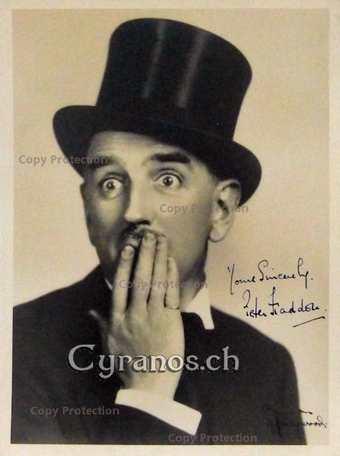Autogramme: Peter Haddon (1898-1962) Schauspieler - Autogramm – Gebraucht aus Dietikon von cyranos1