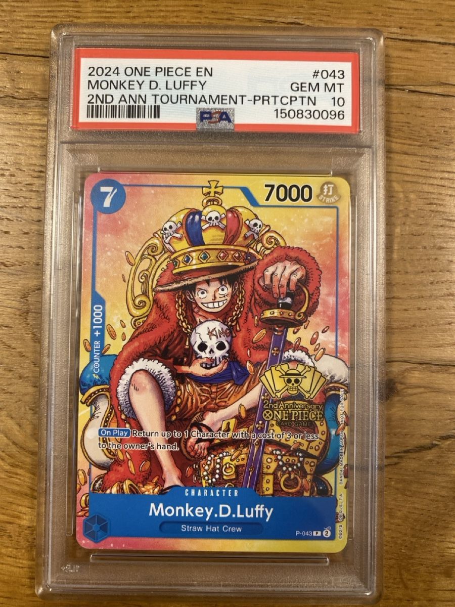 Bandai Sammelbilder & Trading cards: One Piece Monkey.D.Luffy Tournament Participation PSA 10 – Neu (gemäss Beschreibung) aus Amriswil von AlpAde_