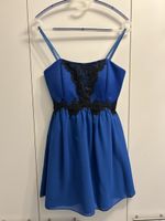 Süsses blaues Sommerkleid Gr. S mit Spitze cherry®