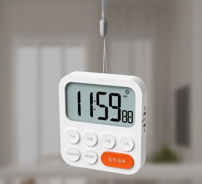 Digitaler Küchentimer Mit Magnet - 100 Minuten Countdown & Stoppuhr