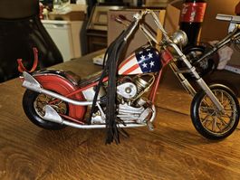 3er Set Motorrad Modelle, Deko, Metall, Handarbeit, (M)