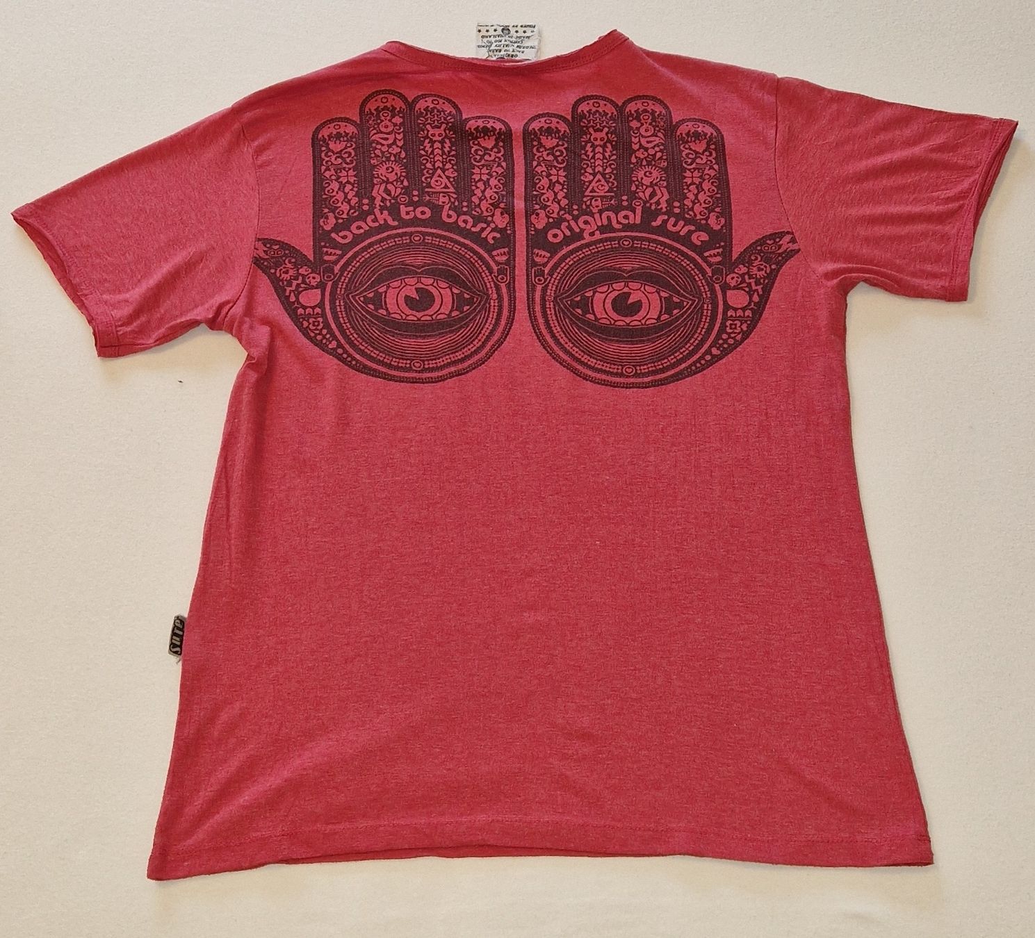 T-shirt: SURE T-Shirt Hand der Fatima, Gr. M, hellrot – Usato da Allschwil venduto da merve_g 1