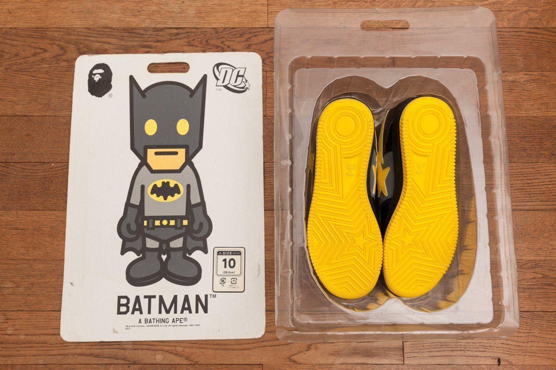 Bape Scarpe da uomo: A Bathing Ape Bapesta DC Comics Batman – Nuovo e nell'imballaggio originale da Basel venduto da cielHiro 5