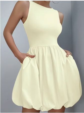 Hübsches, neuwertiges, hellgelbes Sommerkleid Gr. S - 226224