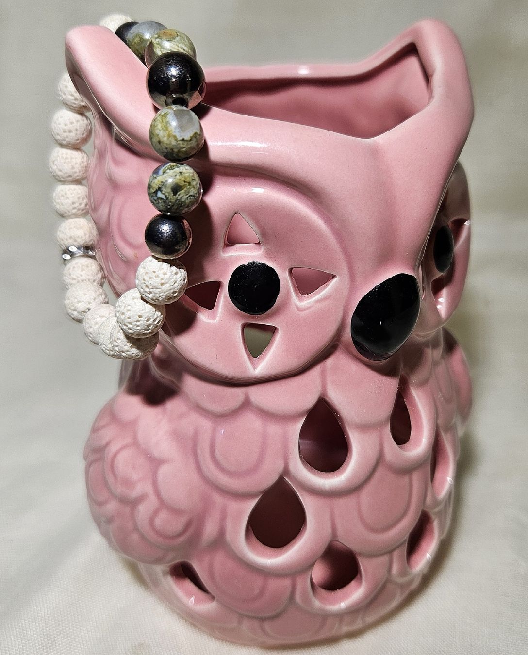 Bracciali & Braccialetti: weisse Lavastein-Mix Armk. - Spendenaktion – Nuovo (secondo la descrizione) da Unterkulm venduto da Nachtigall 3