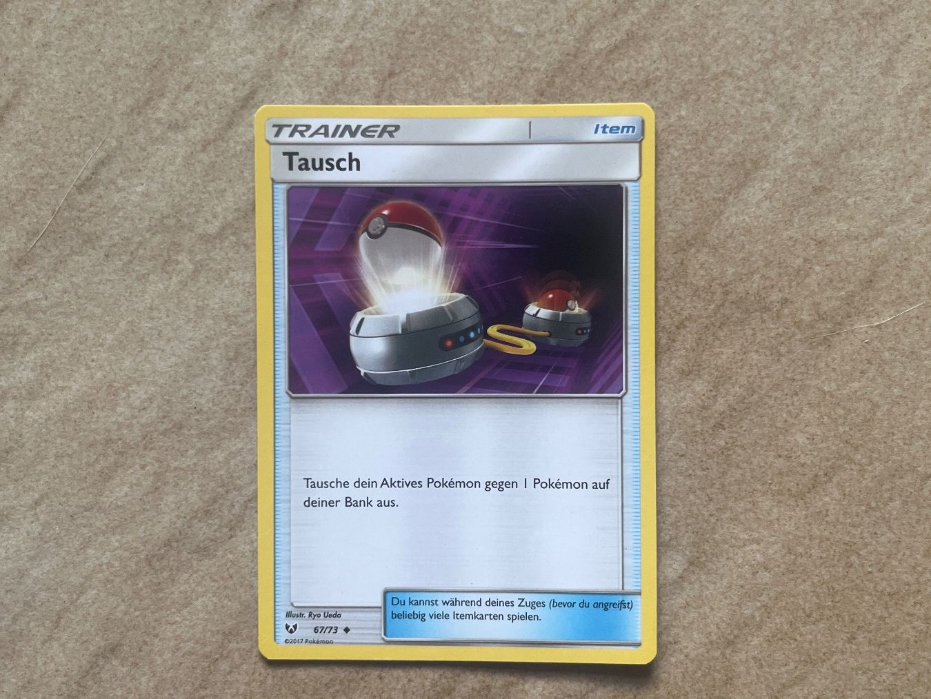 Pokémon Cartes à collectionner: Carte Pokemon Tausch - Shining Legends - DE – D'occasion à Vernayaz par Darkfrost