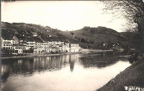Cartoline postali: Eglisau ZH Ortsansicht   ca.1920 – Usato da Solothurn venduto da Bepposol