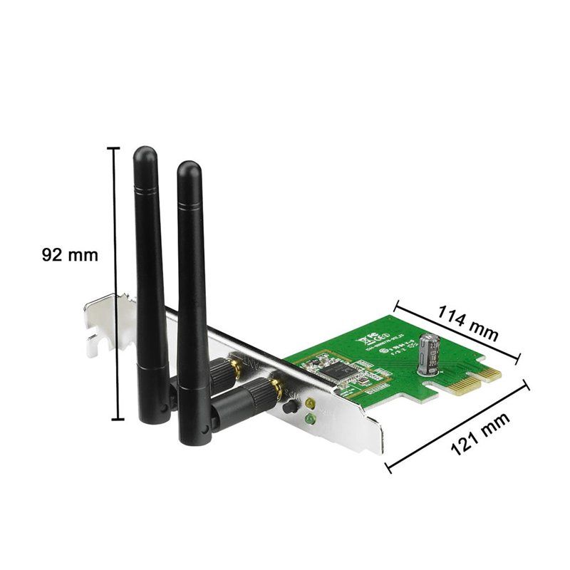 Unità & Adattatore: ASUS PCE-N15  Wireless PCI Express Adapter – Usato da Brugg AG venduto da Milkyway 2