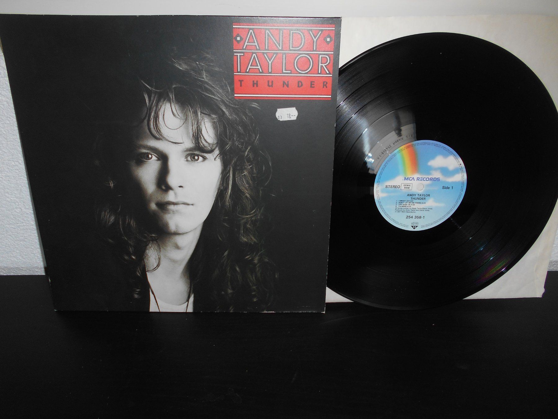 Dischi in vinile: Andy Taylor – Thunder / 1987 – Usato da Aarberg venduto da witchhunter01