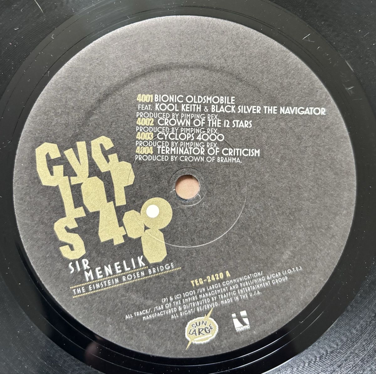 Schallplatten: Cyclops 4000 / Sir Menelik - The Einstein Rosen Bridge 2xLP – Gebraucht aus Neuchâtel von Deivid2 1