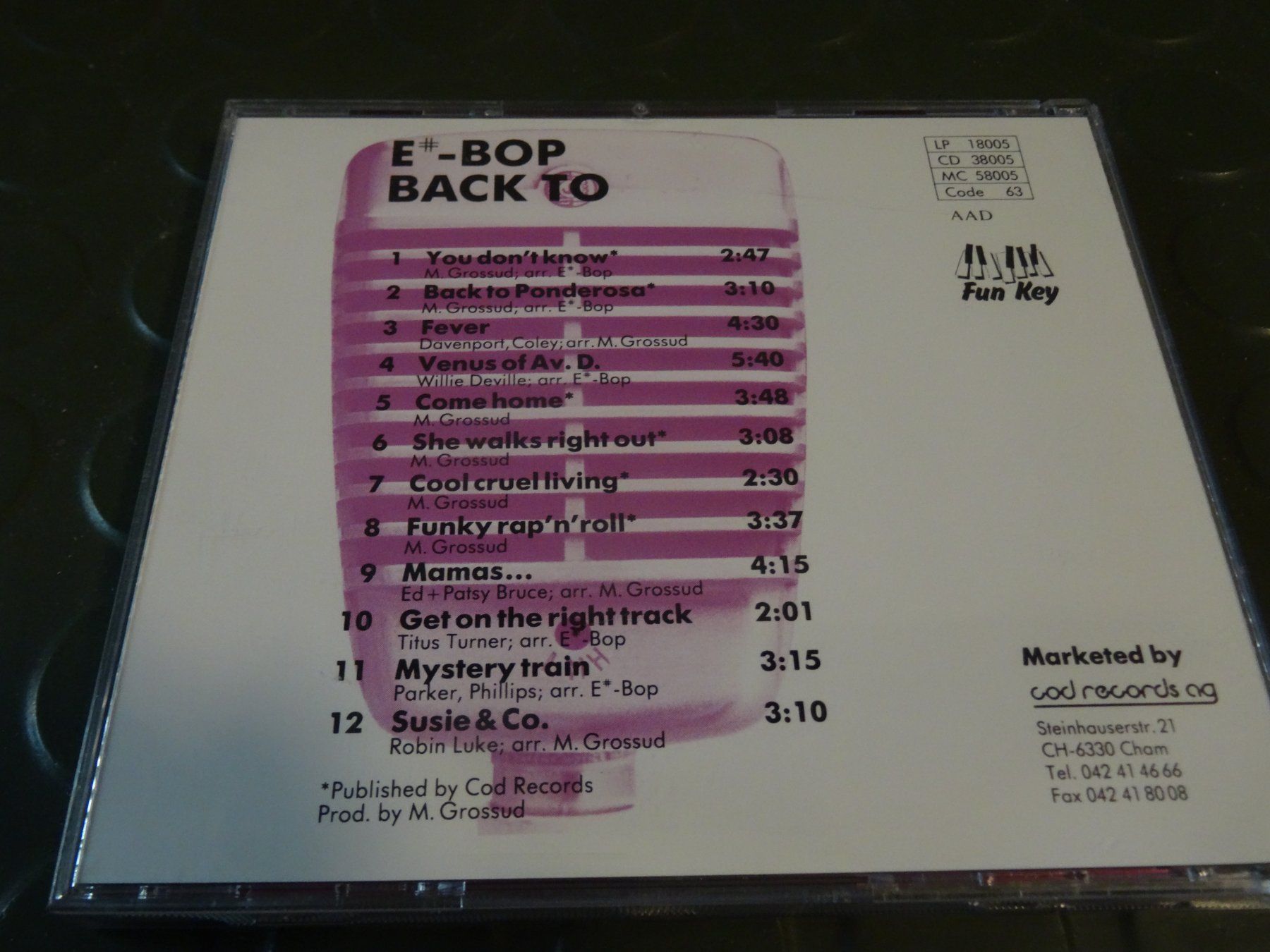 CDs: E#-Bop E-Bop - Back To Musik-CD – D'occasion à Olten par Disc-Ausverkauf 1