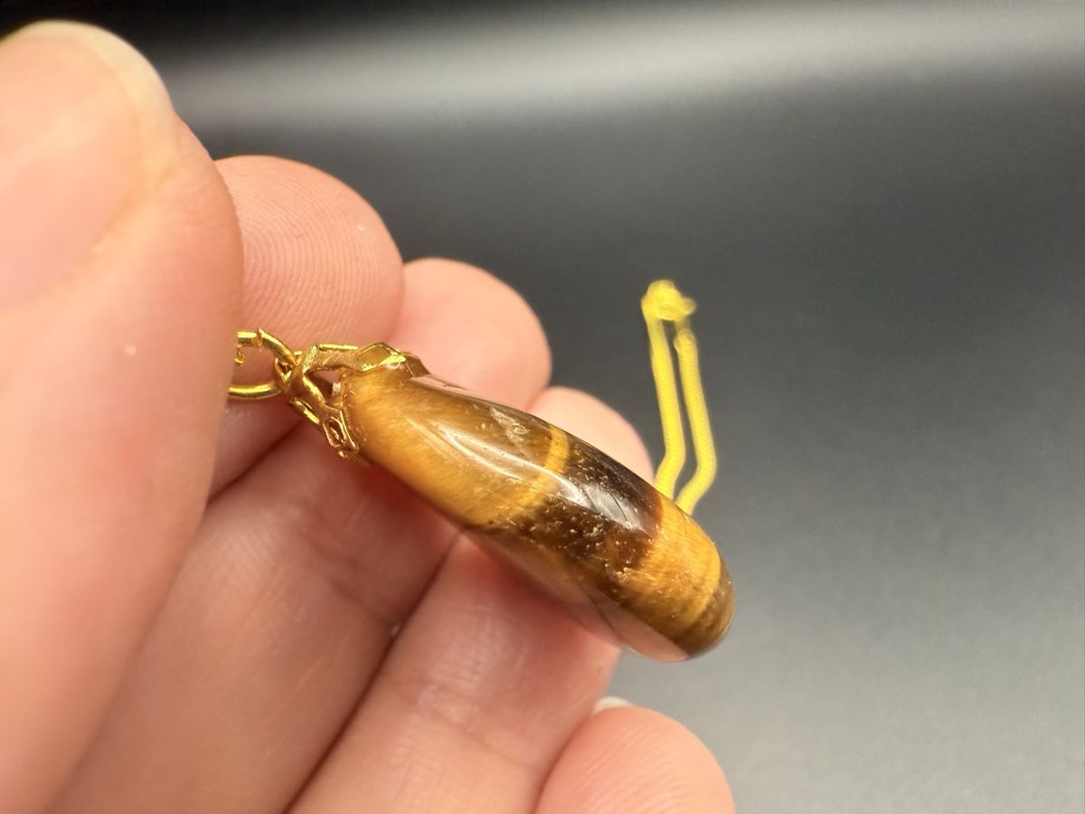 Catenine: Halskette mit Tigerauge Anhänger – Usato da Lamone venduto da LaCantinaMagica 5