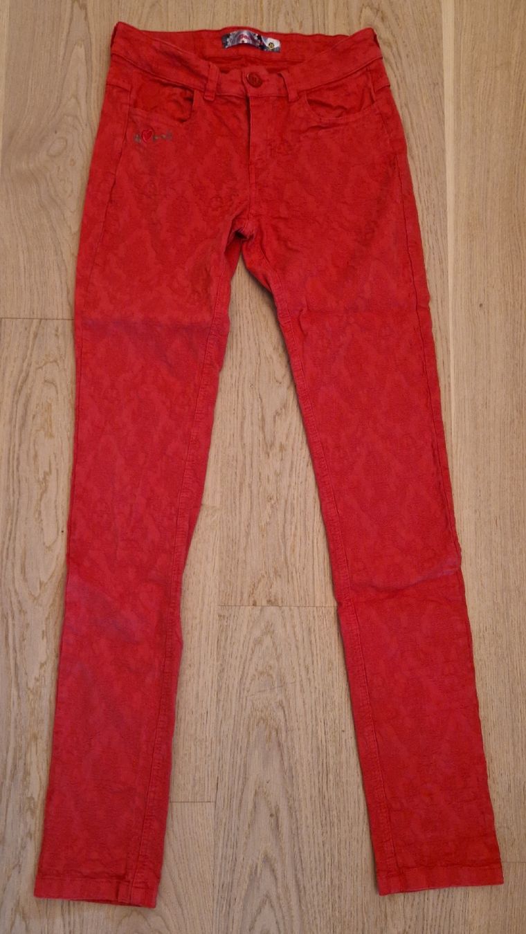 Desigual Hosen: Desigual Hose, rot, Grösse 34 – Gebraucht aus Gasel von sale65