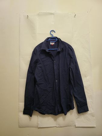 Chemise Tommy Jeans XL, marine, comme neuve et stylée!