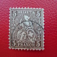Sitzende: Nr.30 mit Zwergstempel von JNWIL (LU) gut lesbar!