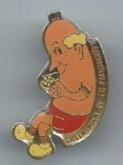 Plaketten & Abzeichen: Grill-Wurscht Pin – Gebraucht aus Zürich von t24_de