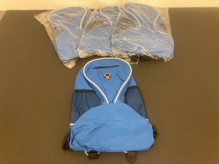 Rucksack Fun, blau, ca. 40 x 25 x 10 cm, 4 Stück