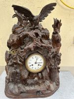 antike Schwarzwälder Kamin Uhr