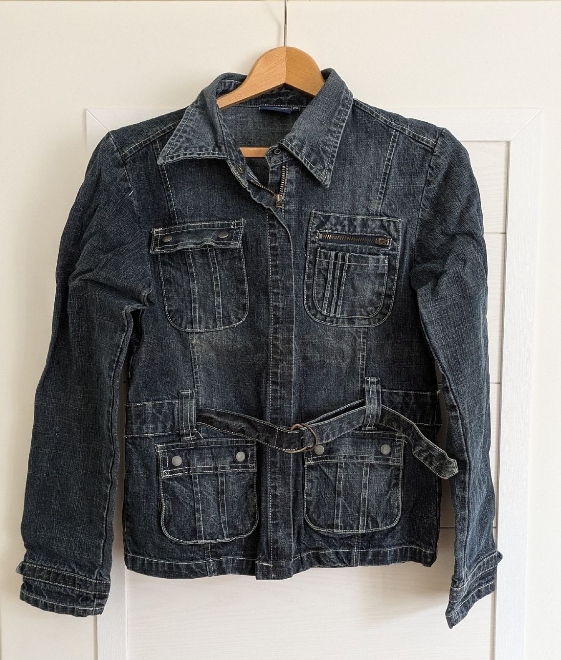 Giacche & Cappotti: Jeansjacke sehr robust Gr. 176 – Nuovo (secondo la descrizione) da Grüningen venduto da mangaka