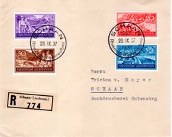 SCHAAN SERIE WIEDERAUFBAU ARBEITSBESCHAFFUNG 1937 - DA174
