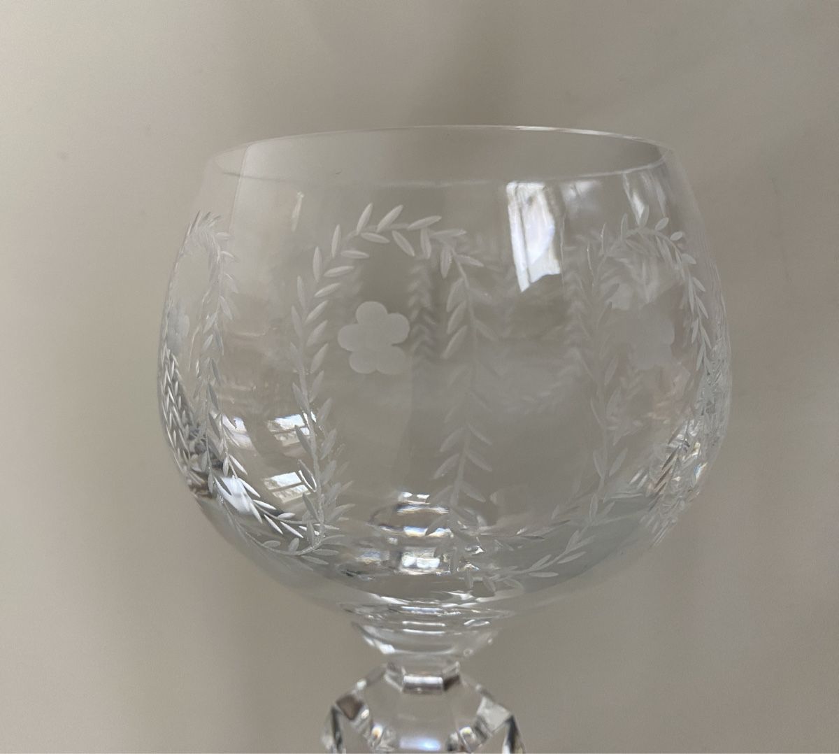 Gläser: 2 x Gläser Weinglas Kristall Glas – Neu (gemäss Beschreibung) aus Aarau von Ahoffa 8
