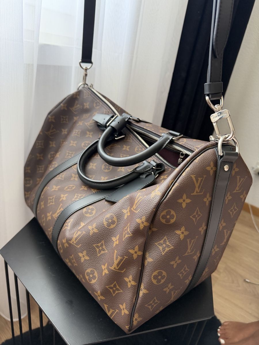 Louis Vuitton Taschen: Borsa Louis Vuitton Keepall 45 Monogram Macassar Tela – Neu (gemäss Beschreibung) aus Safenwil von gju_g59n 7