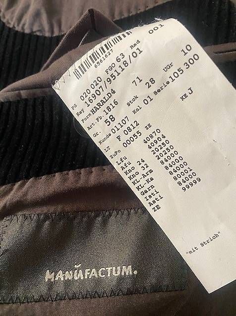 Giacche: *MANUFAKTUM  "HARALD 4" SAKKO* Grösse 58 – Usato da Zürich venduto da doris001 1