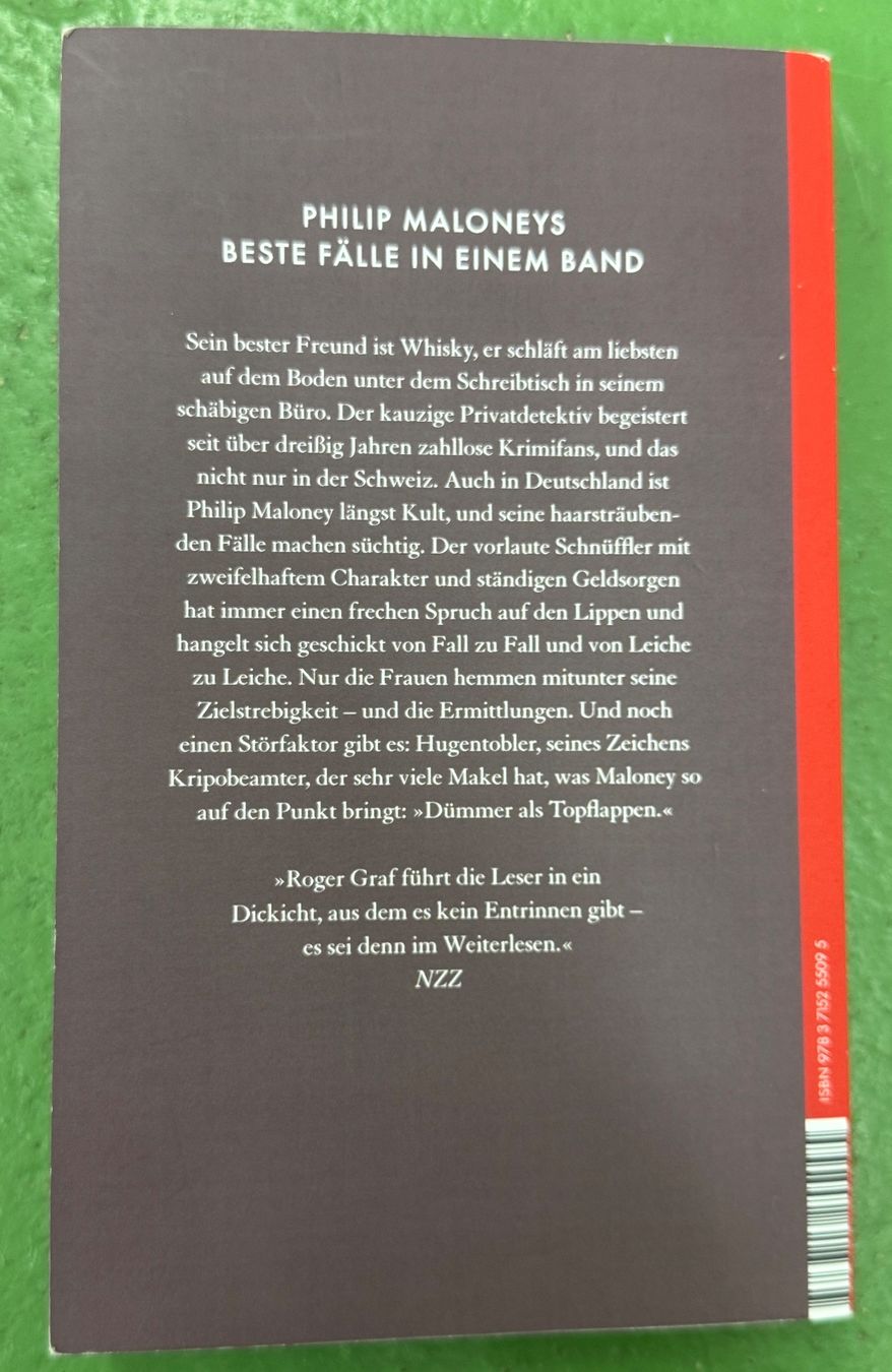 Libri: Roger Graf: Üble Sache, Maloney – Usato da Basel venduto da Ostschweiz06 4