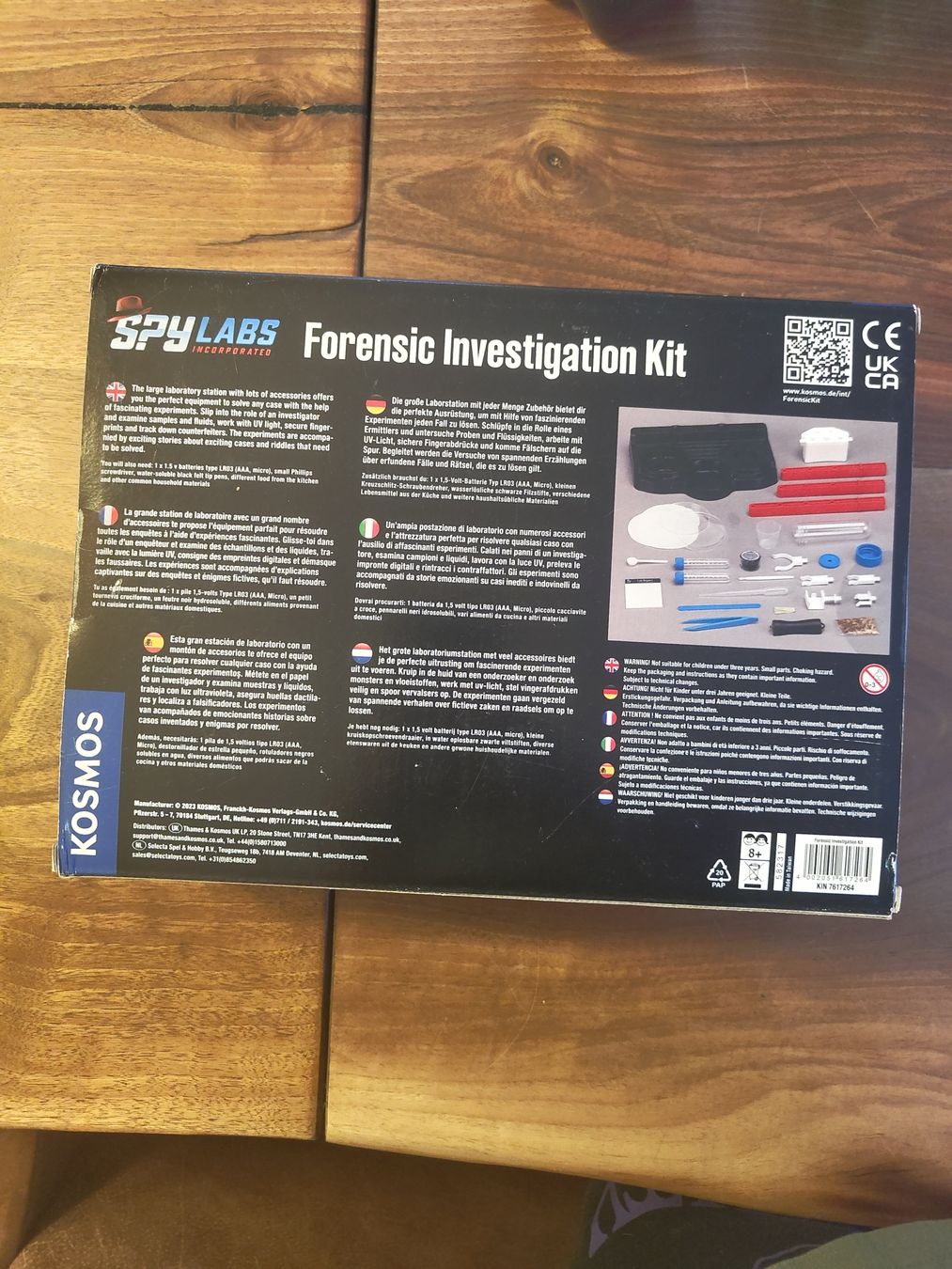 Kosmos Giochi: spy Labs Forensic Incetigation Kit – Nuovo e nell'imballaggio originale da Büren SO venduto da der_r6dg 1