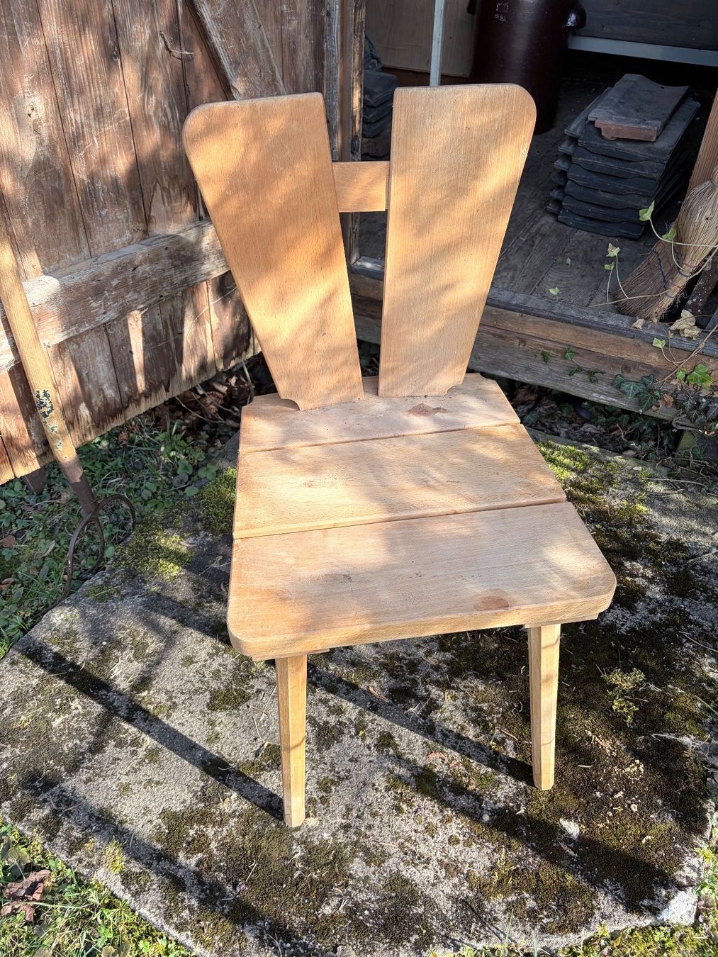 Chaises: 2 Holzstabellen – D'occasion à Herisau par thin999 1