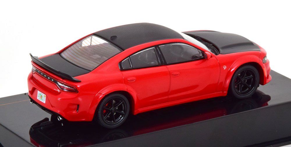 Dodge Modellini d'auto: Dodge Charger SRT Hellcat seit 2021 rot  / schwarz      1:43 – Nuovo e nell'imballaggio originale da Gerlafingen venduto da espero88 1