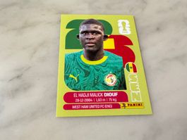 Panini Fussball WM 2026 Sticker El Hadji Malick Diouf SEN 7