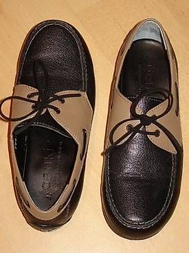 Scarpe per ragazzi: Mocassins noirs-bruns garçon taille 32 – Usato da Versoix venduto da oliviera71
