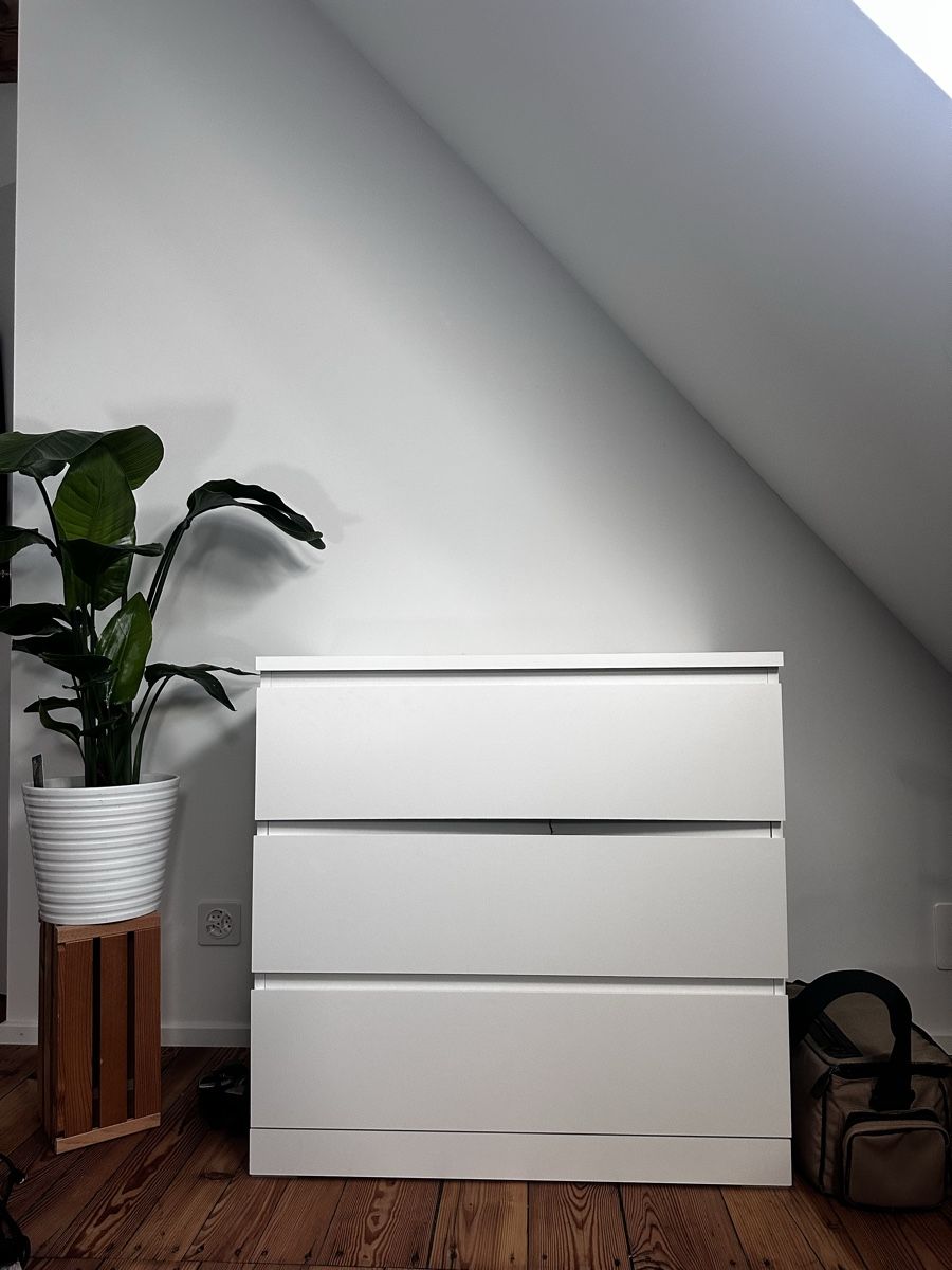 Ikea Kommoden: Ikea Malm Kommode weiss 3 Schubladen  – Gebraucht aus Winterthur von bia_yjj8
